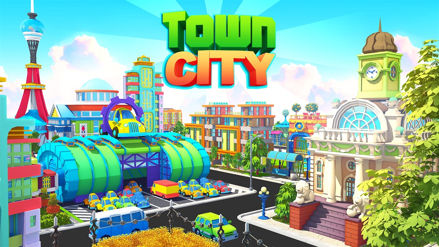 #1. Town City - Village Building Sim Paradise (Windows) Przez: Sparkling Society Games B.V.