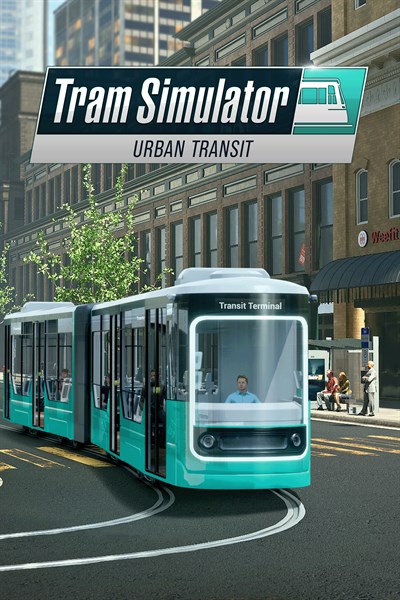 Tram simulator city traffic