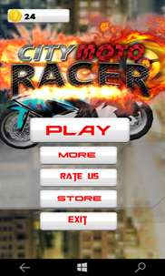 City Moto Racer 3D screenshot 1