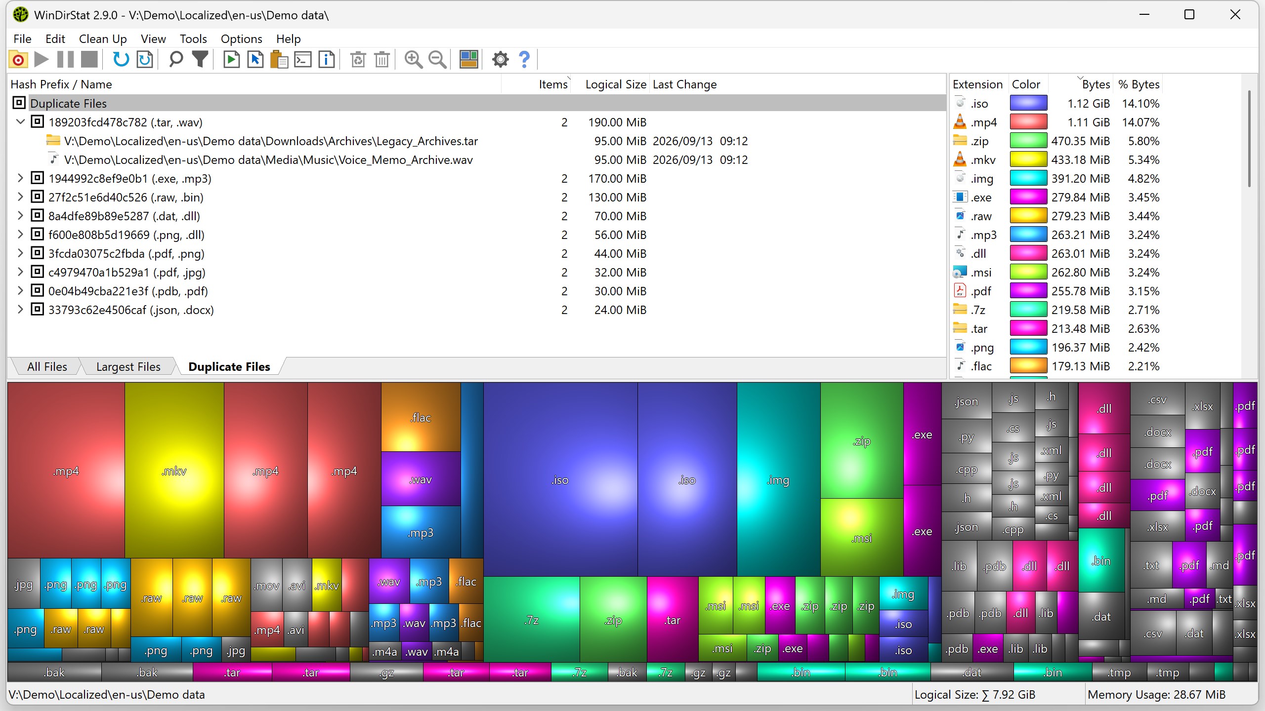 WinDirStat screenshot
