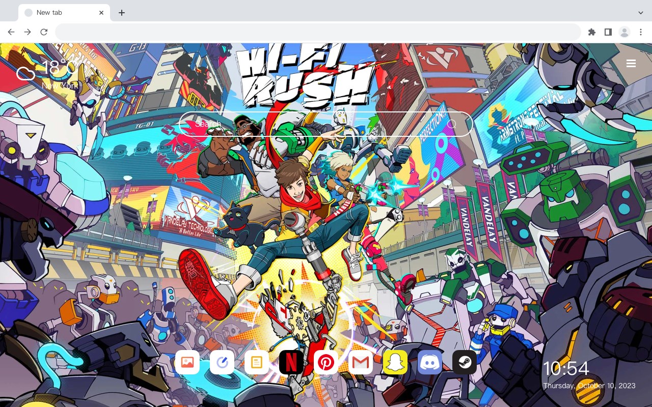 "Hi-Fi Rush" 4K Wallpaper HomePage