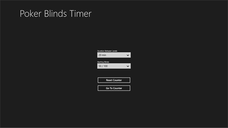Screenshot: Set up your game as you like it.
