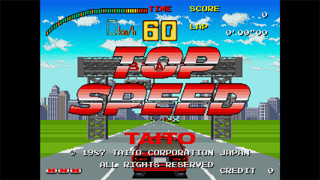 Arcade Archives 2 TOP SPEED screenshot 1