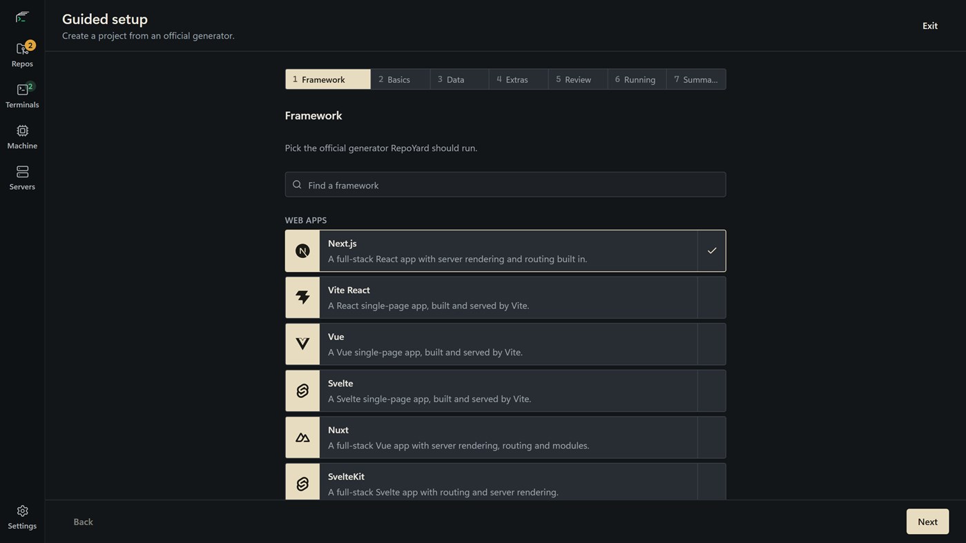 #5. RepoYard (Windows) โดย: Nexstrive
