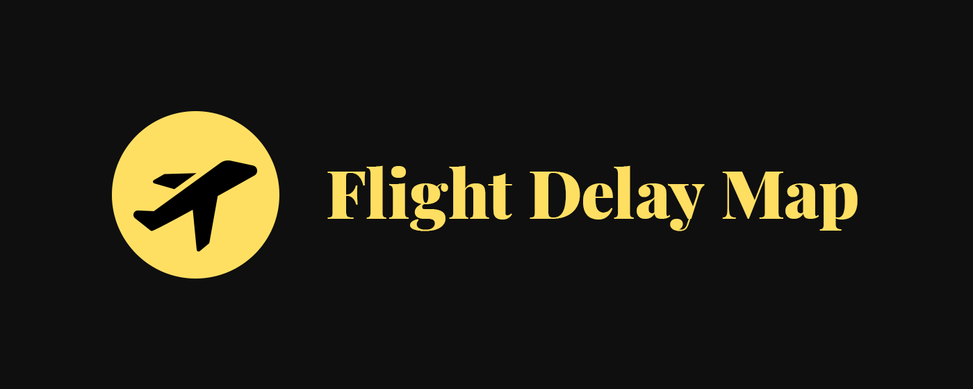 Flight Delay Map marquee promo image