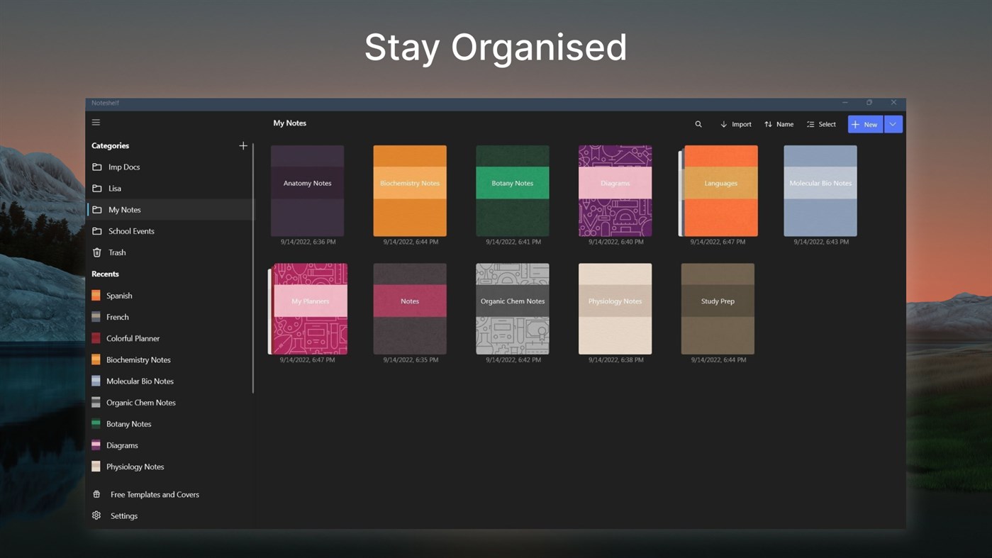 #5. Noteshelf (Windows) Podle: Fluid Touch Pvt Ltd