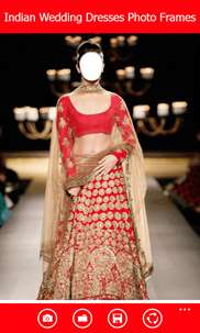Indian Wedding Dresses Photo Frames screenshot 1
