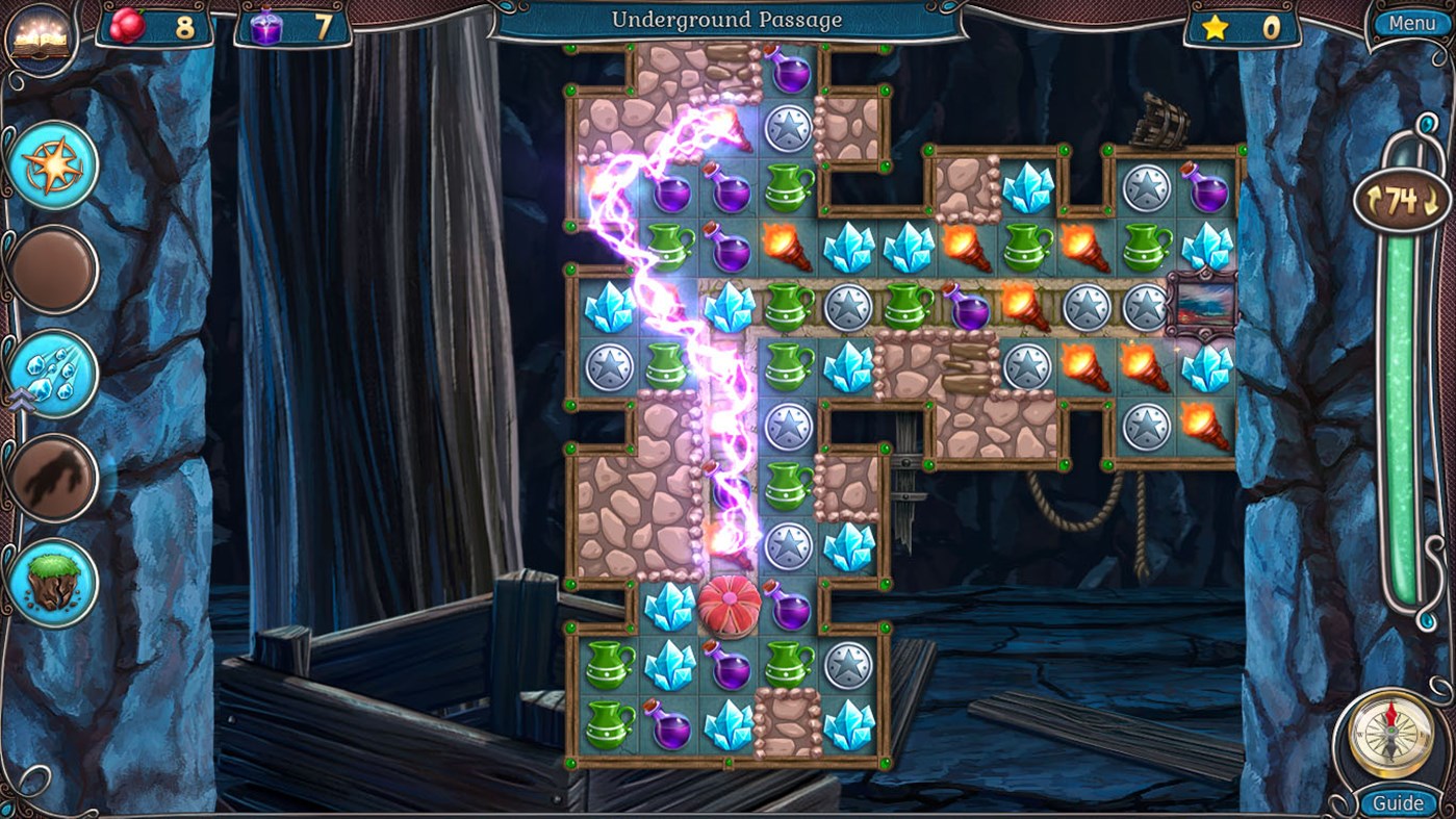 #2. Cave Quest 2 - Match 3 Adventure (Windows) 由: Sergey Molchanov