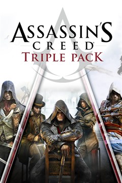 Cover poster for Assassin's Creed Triple Pack: Black Flag, Unity, Syndicate