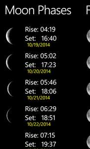 Moon Phases screenshot 2