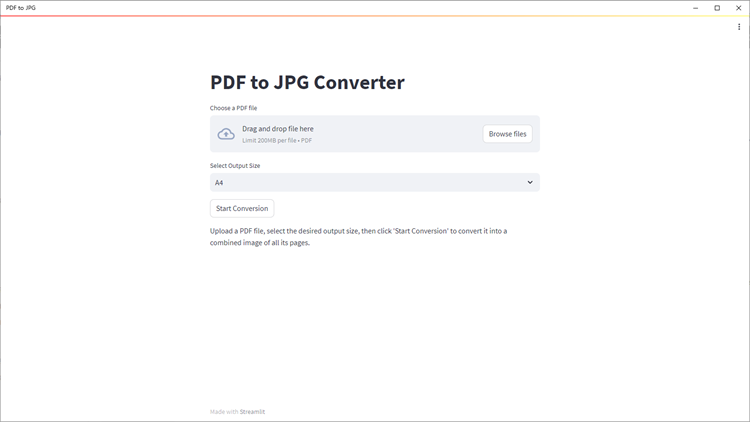 PDF to JPG - PC - (Windows)