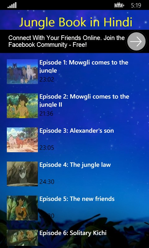 Captura de Pantalla 1 Jungle Book Hindi Series windows