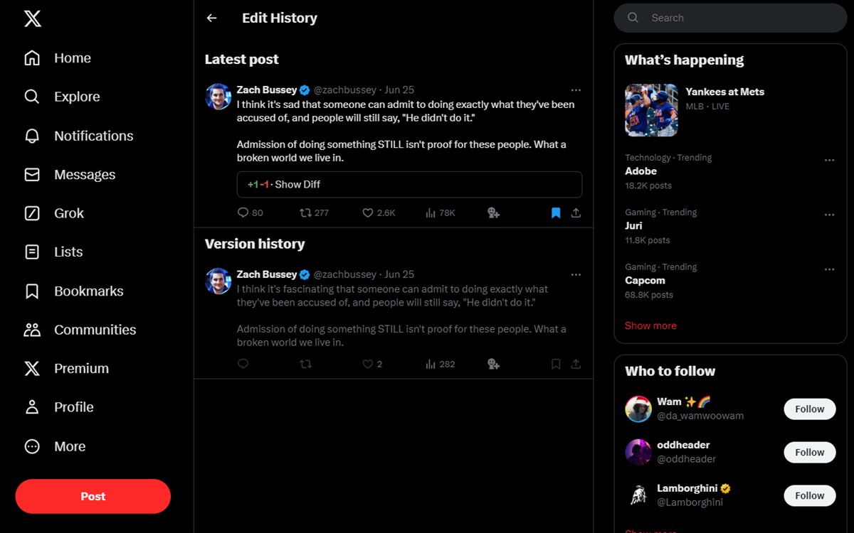 Tweet Diff