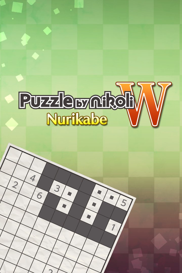 Puzzle by Nikoli W Nurikabe image