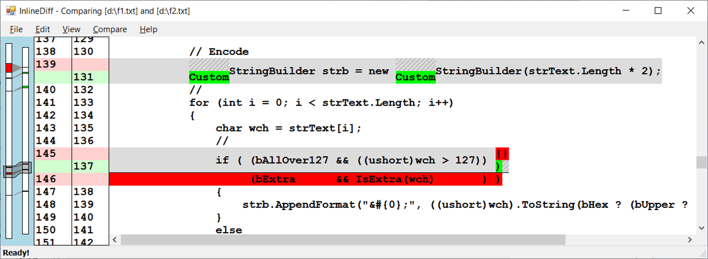 #3. DSE Inline Diff (Windows) By: Data Safety Expert