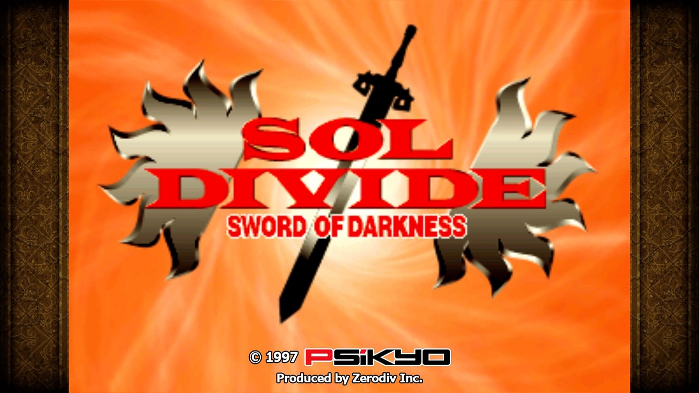#1. SOL DIVIDE -SWORD OF DARKNESS- (Windows) 由: City Connection