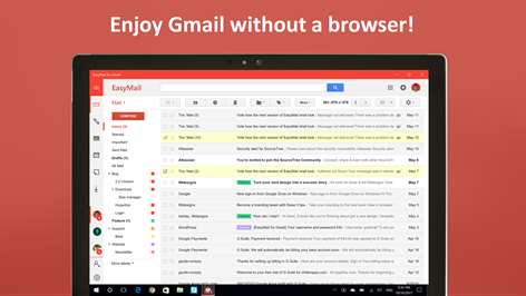 EasyMail for Gmail Screenshots 1