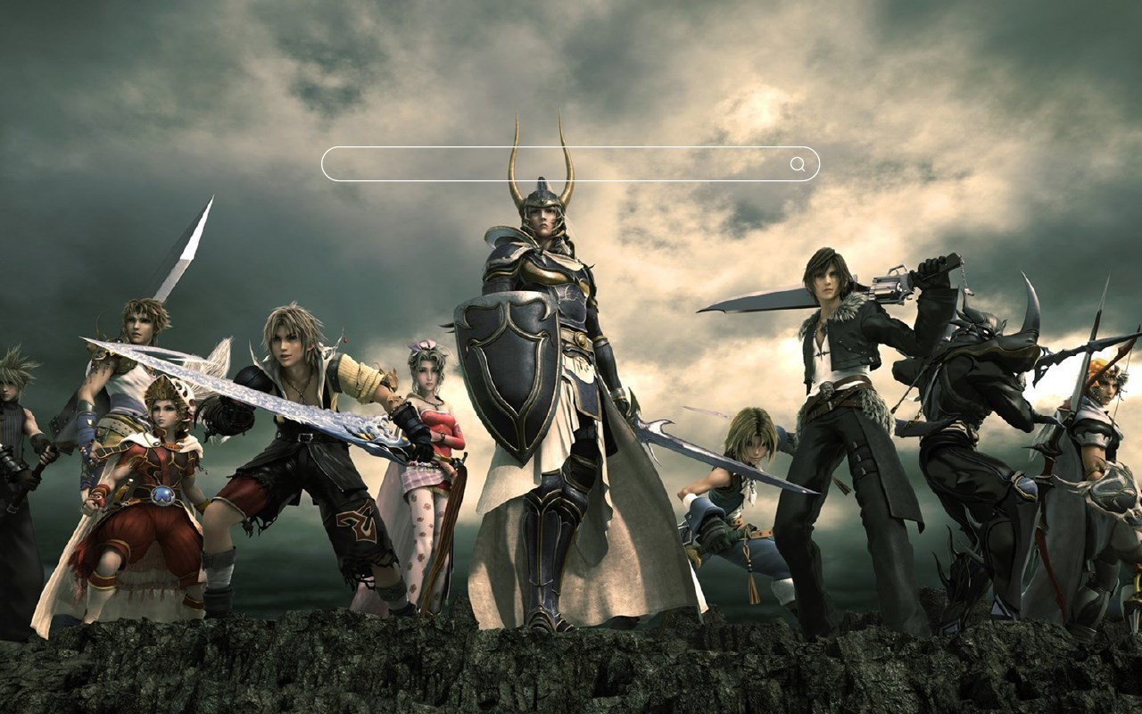 Final Fantasy HD Wallpapers New Tab Theme