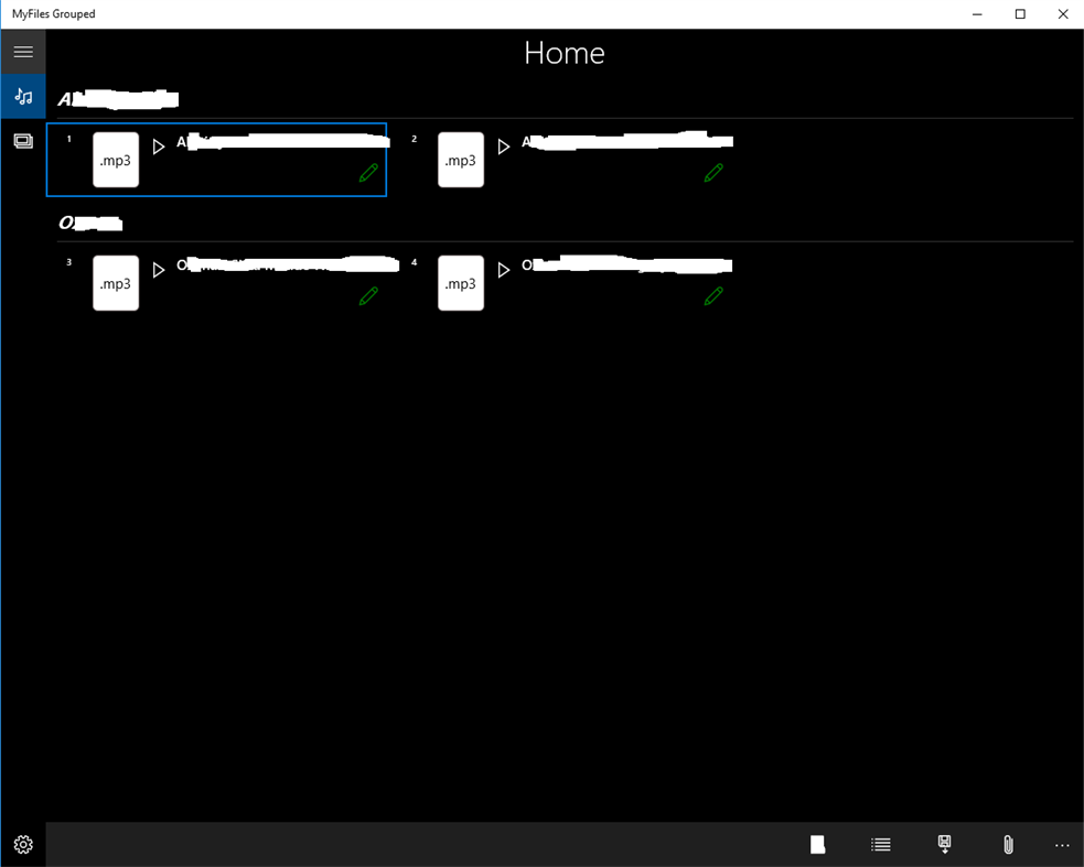 #3. MyFiles Grouped (Windows) Podle: Ronald Sanchez