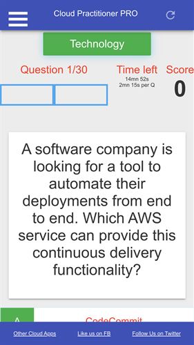 AWS Certified Cloud Practitioner Mock Exams Pro Screenshot