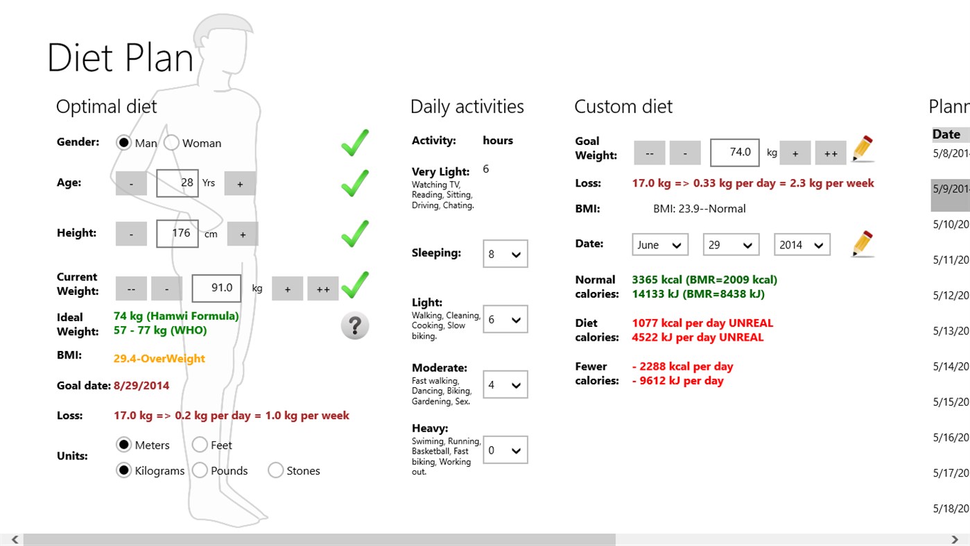 #3. Diet Planning (Windows) 来自: Lacko Luboslav