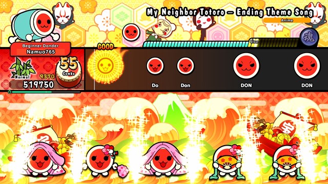 Taiko no Tatsujin: The Drum Master! STUDIO GHIBLI Pack screenshot 1