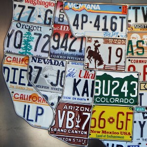 U.S. License Plate Game
