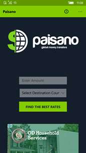 Paisano, Global Money Transfers screenshot 1
