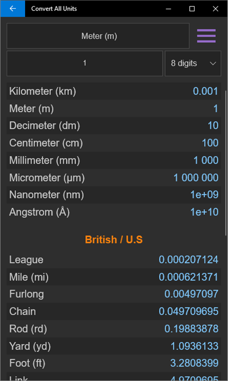 #1. Convert All Units (Windows) Podle: Salminen Teemu