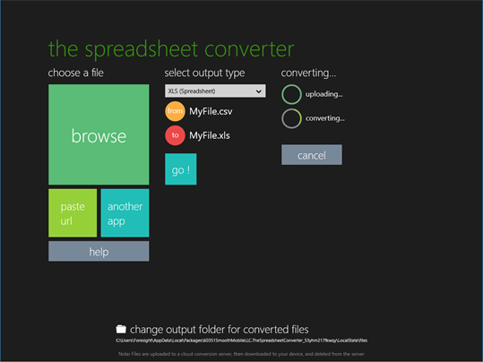 The Spreadsheet Converter screenshot 4