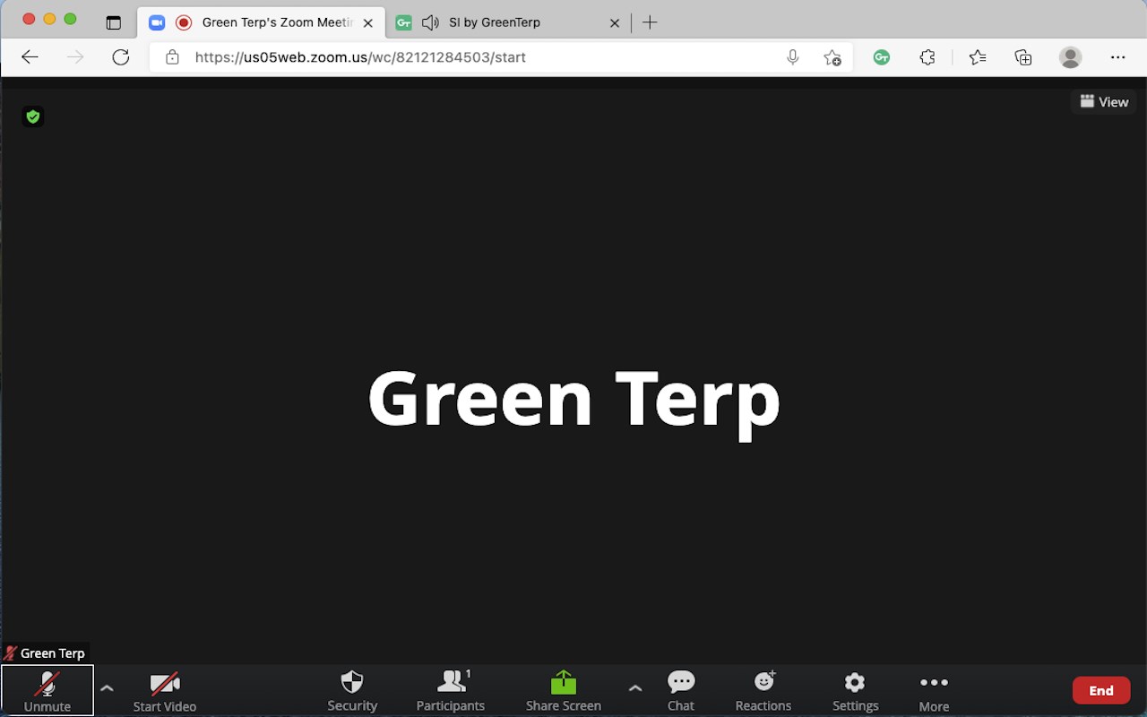 GreenTerp for Simultaneous Interpretation