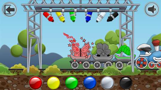Rainbow Train: Teach Colors screenshot 2