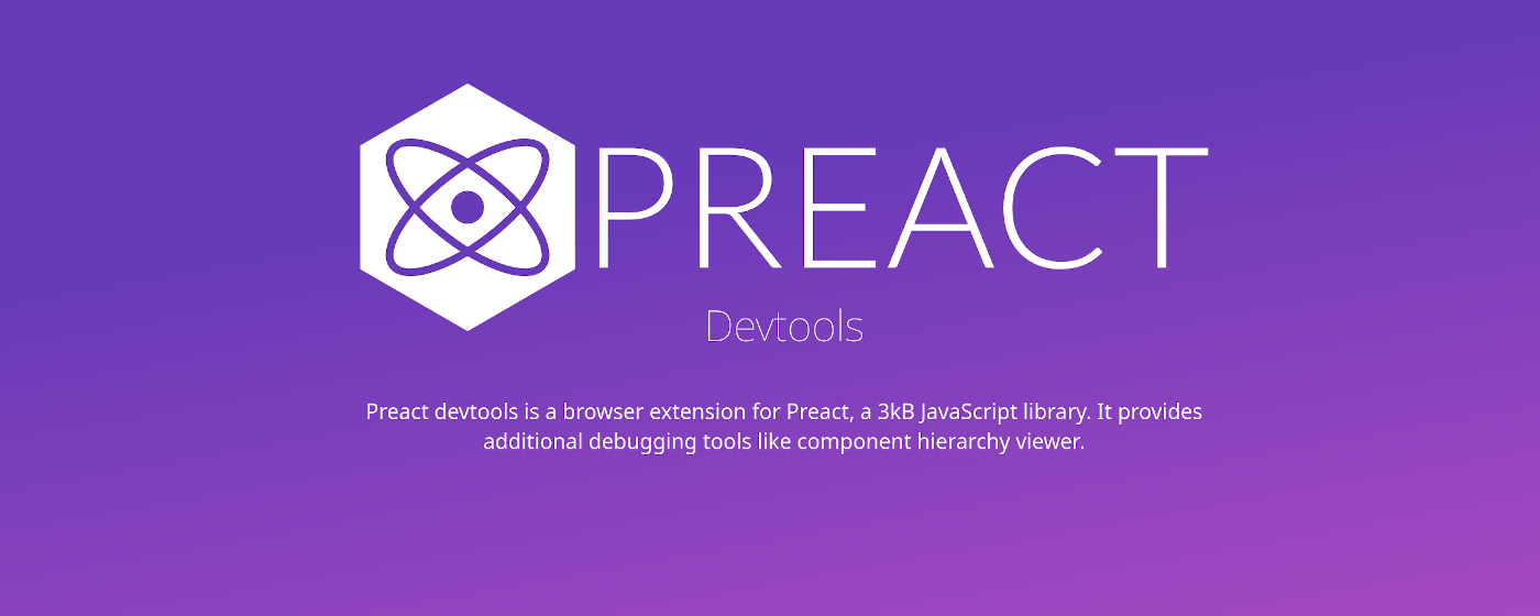 Preact Developer Tools marquee promo image