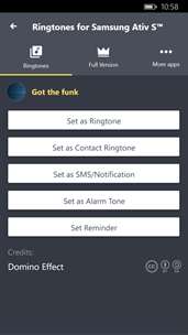 Ringtones for Samsung Ativ S™ screenshot 2