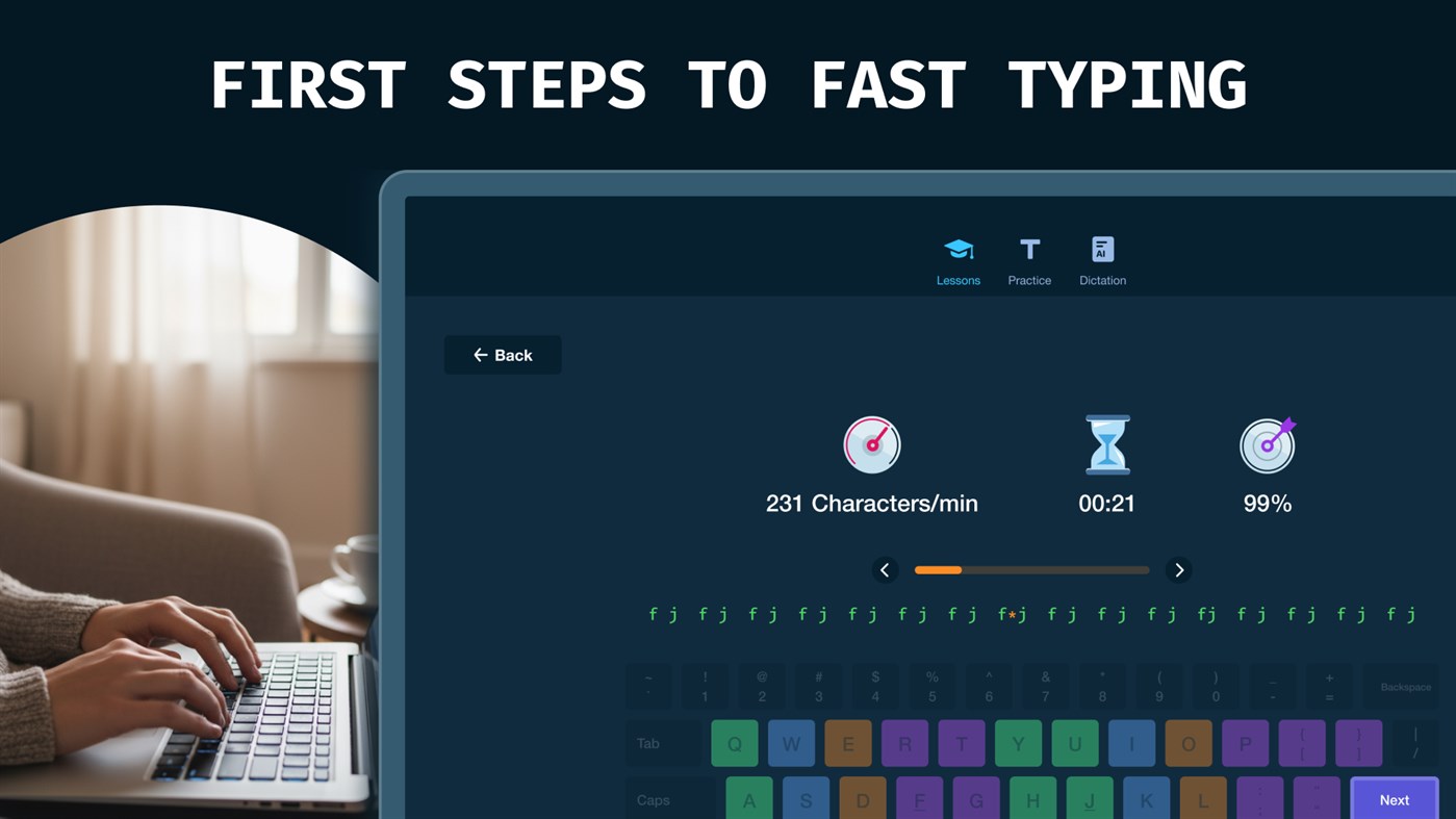 #1. Speed Typing Tutor - Professional Typing Instructor (Windows) 由: SkyApps LLP