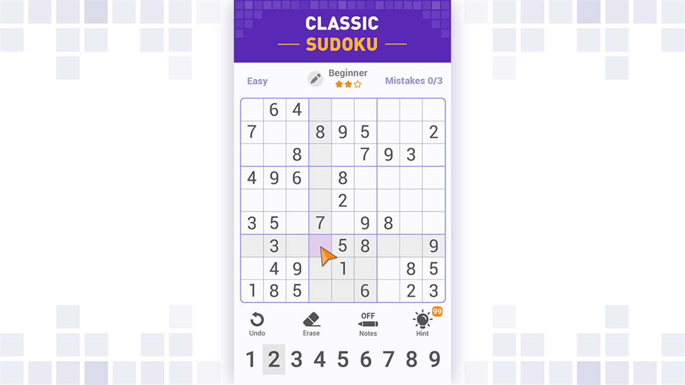 #1. Sudoku Master Start Game (Windows) By: Clever Apps Pte Ltd
