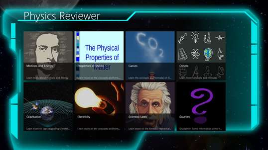 Physics Reviewer screenshot 1