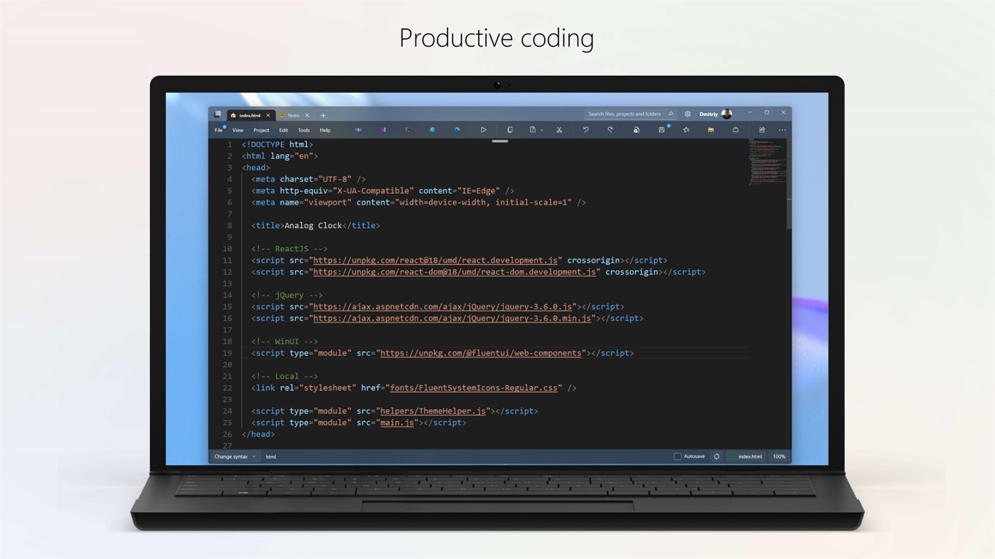 #1. Power Editor - powerful text & code editor (Windows) 由: Dmitriy Borodiy
