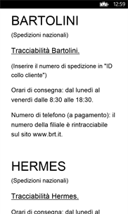 Traccia Pacco Italia screenshot 4