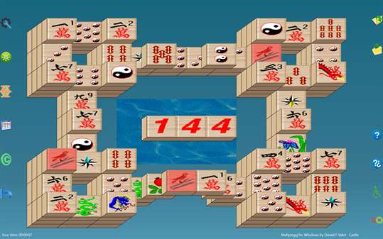 Multilingual Mahjongg Solitaire screenshot 2