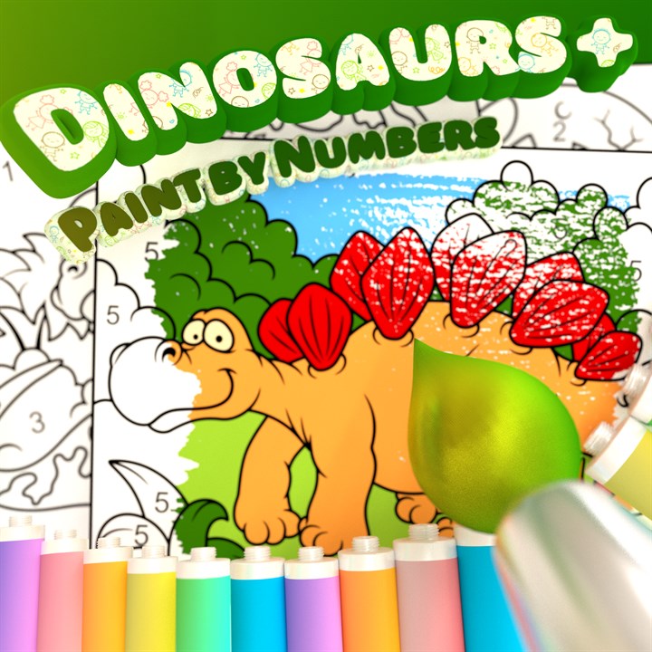 Paint by Numbers - Dinosaurs +