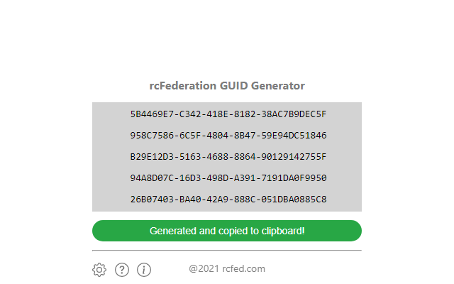 GUID Generator - Microsoft Edge Addons