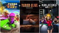 Turbo Dash Kart & Buried Alive & Kanjozoku Game