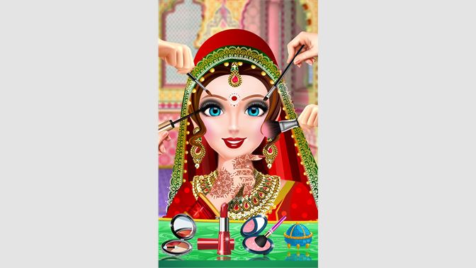 Get Indian Wedding Dressup Makeover Fun Beauty Makeup Game For