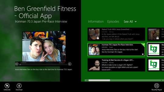 Ben Greenfield Fitness - Official App screenshot 1