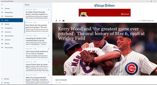 Chicago Tribune News Reader screenshot 2