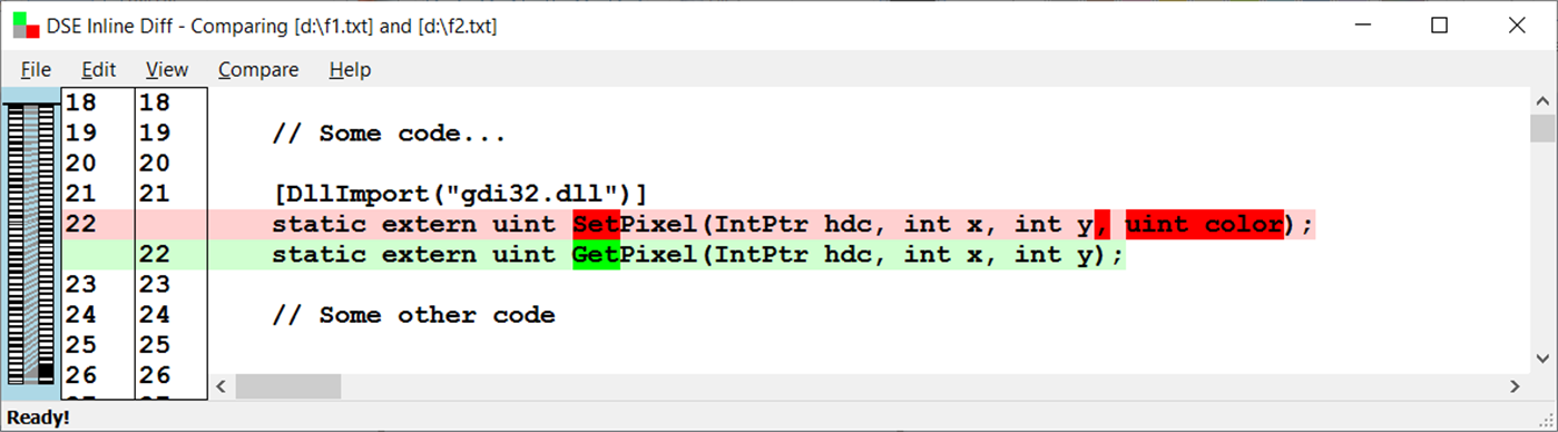 #7. DSE Inline Diff (Windows) By: Data Safety Expert