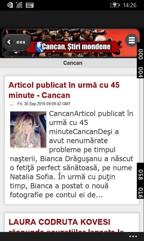 Cancan Stiri Mondene For Windows 10 Mobile