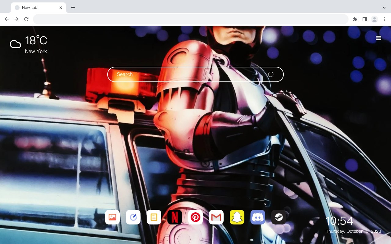 "RoboCop" theme 4K wallpaper HomePage