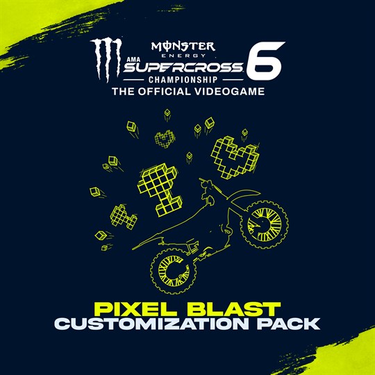 Monster Energy Supercross 6 - Customization Pack Pixel Blast for xbox